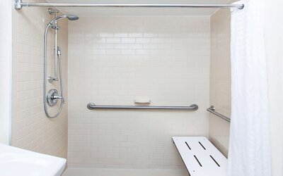 Suite, 1 Queen Bed, Accessible (Mobility Roll in Shower One Bedroom)