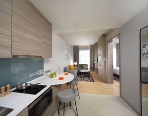 Day use room with in-room kitchen at Capri By Fraser Johor Bahru.