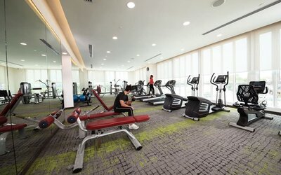 Fitness center available at Capri By Fraser Johor Bahru.