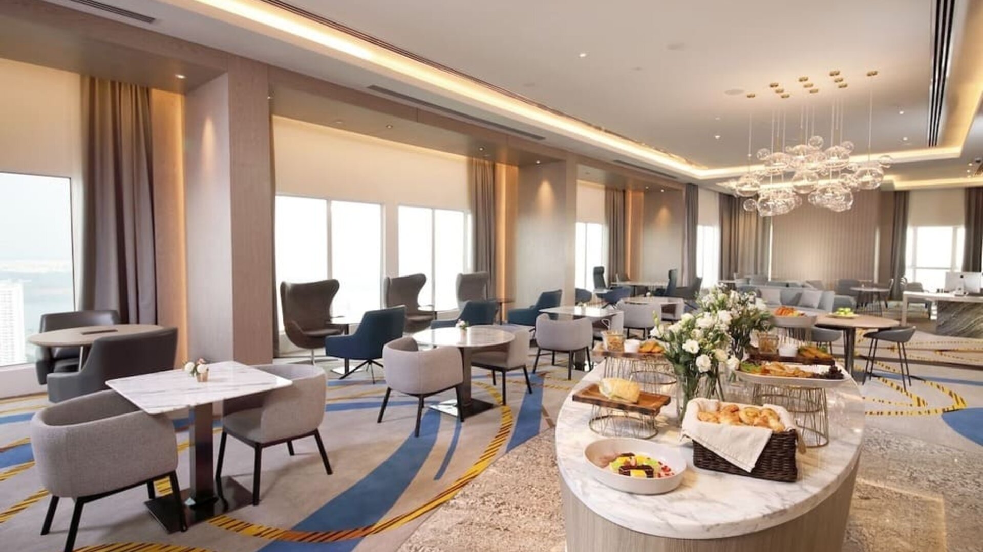 Dining and coworking space at Capri By Fraser Johor Bahru.