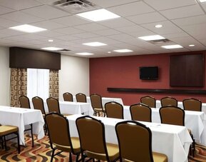 Professional meeting room at Hampton Inn & Suites Conroe - I-45 North.