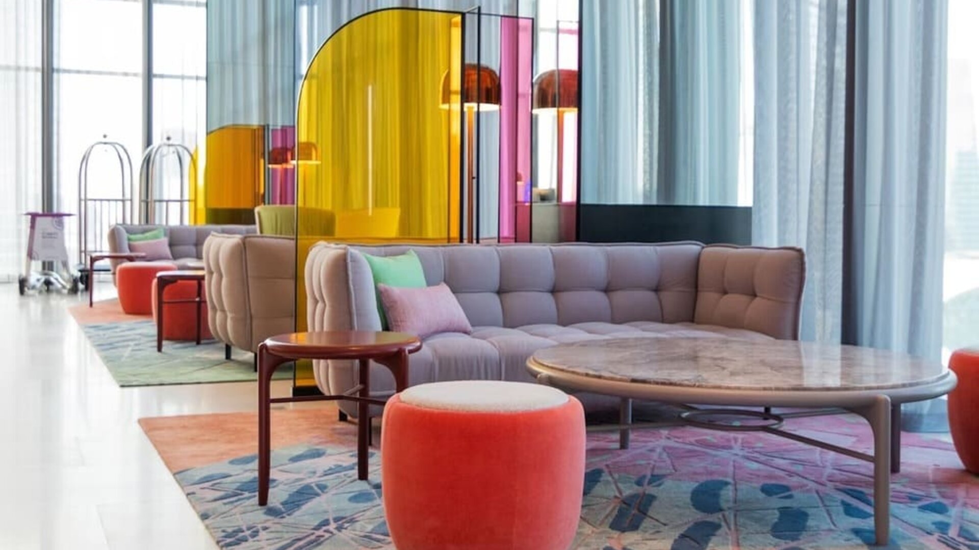 Lounge and coworking space at Capri By Fraser Bukit Bintang.