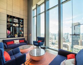 Lounge and lobby at Capri By Fraser Bukit Bintang.