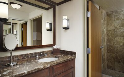 Suite, 1 King Bed with Sofa bed, Courtyard View (One Bedroom)