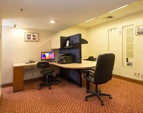 Business center at Gran Hotel de la Ciudad de México.