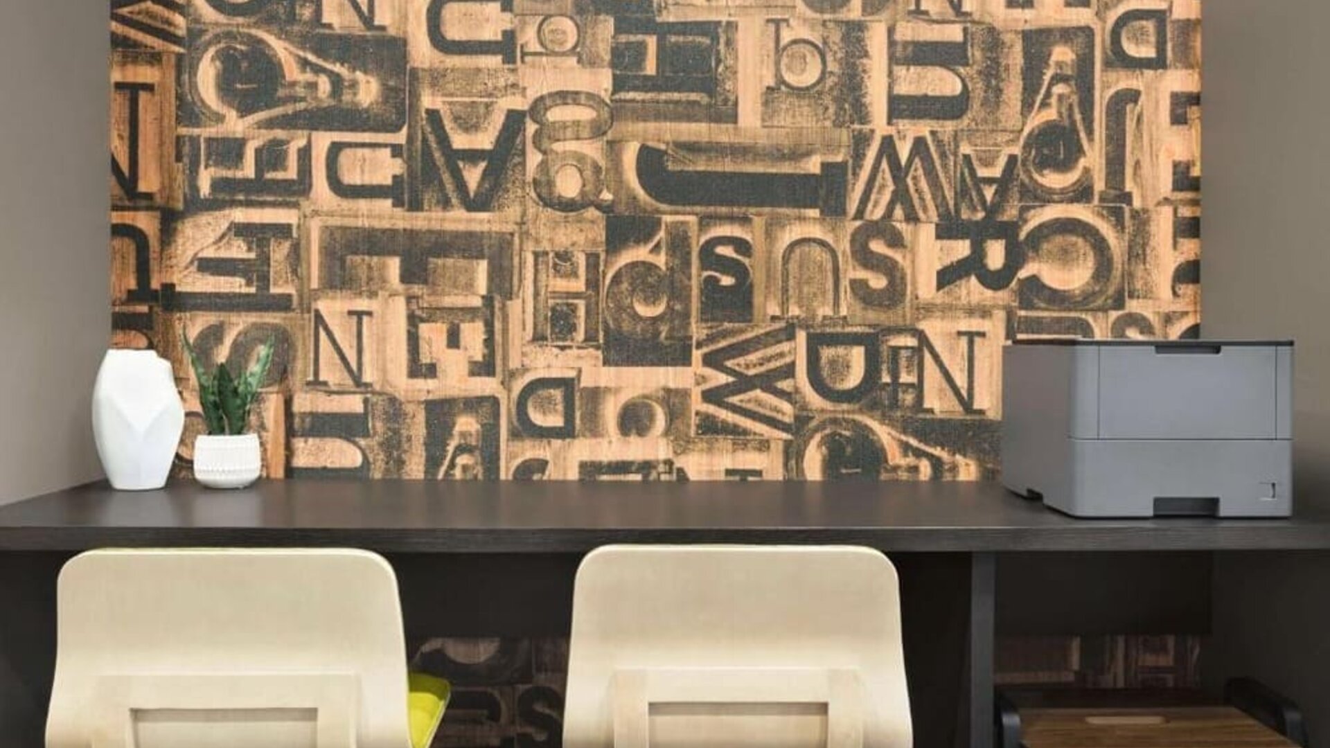 Business center with printer, PC, and internet at Hilton Garden Inn Nashville West End Avenue.