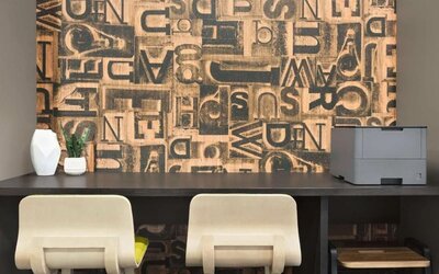 Business center with printer, PC, and internet at Hilton Garden Inn Nashville West End Avenue.