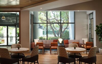 Dining area at Sonesta Irvine.