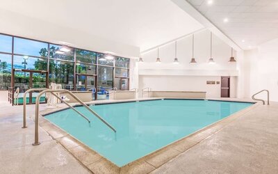 Indoor pool at Sonesta Irvine.