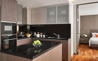 Spacious day use room with kitchen at Fraser Suites Sukhumvit, Bangkok.