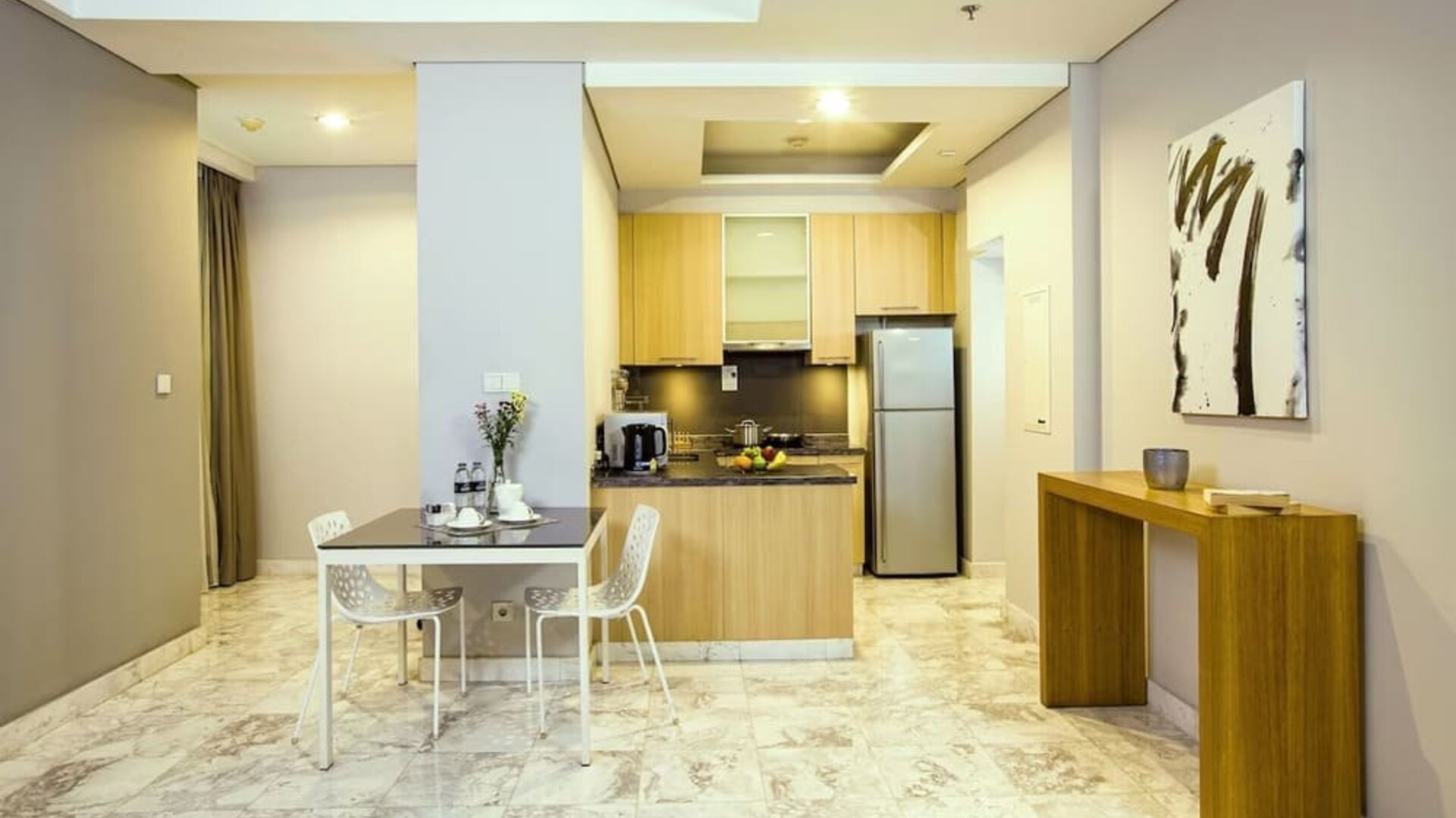 Day use room with kitchen at Fraser Residence Sudirman Jakarta.