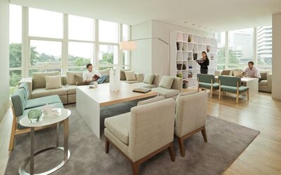 Meeting room at Fraser Residence Sudirman Jakarta.