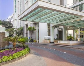 Parking available at Fraser Residence Sudirman Jakarta.
