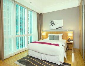 Day use room at Fraser Residence Sudirman Jakarta.