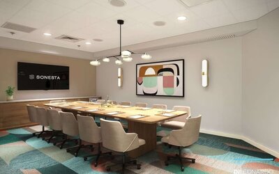 Meeting room at Sonesta Miami Airport.