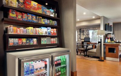 Convenience store at Hampton Inn Tracy.