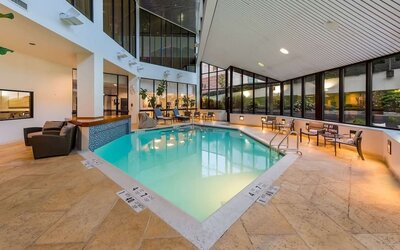 Indoor pool at Sonesta White Plains Downtown.