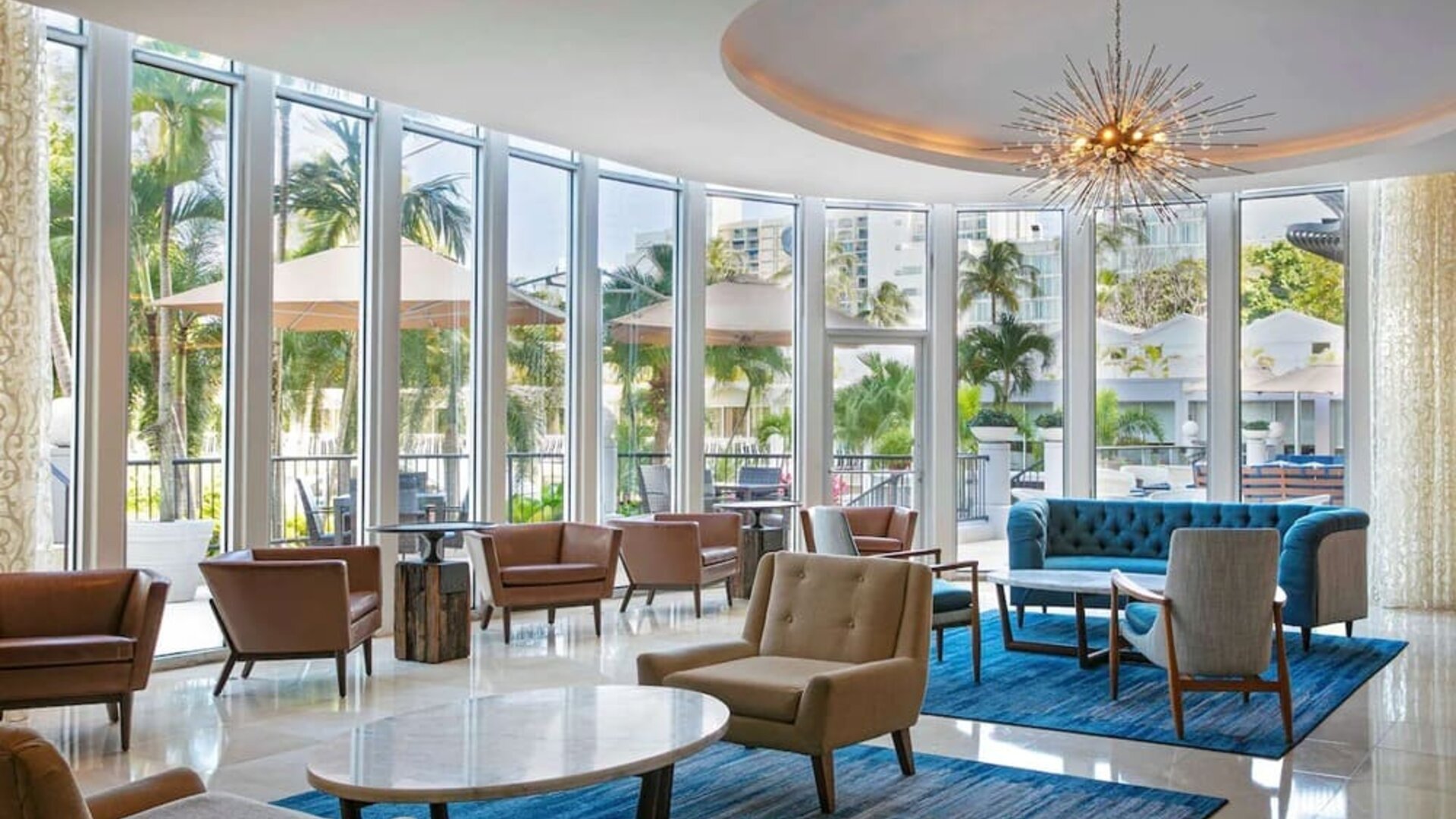 Sunlight lounge at Royal Sonesta San Juan.