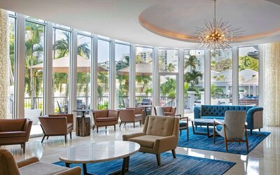 Sunlight lounge at Royal Sonesta San Juan.