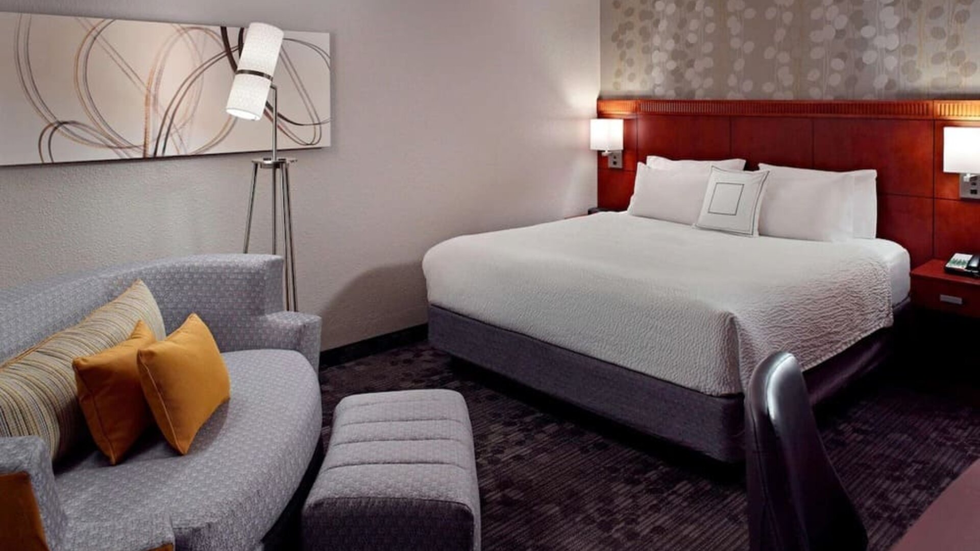 Day use room at Sonesta Select Atlanta Cumberland Galleria.
