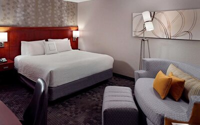 Day use room at Sonesta Select Atlanta Cumberland Galleria.
