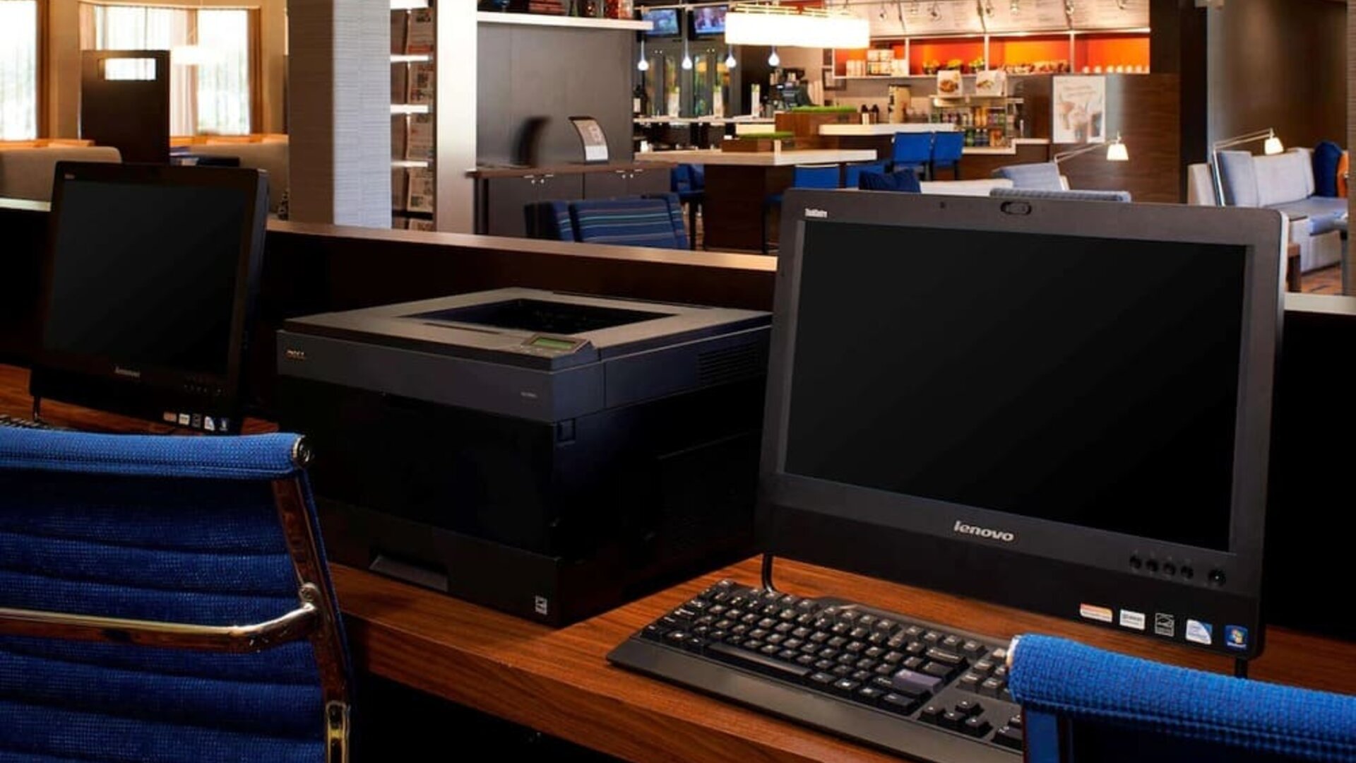 Business center at Sonesta Select Detroit Auburn Hills.