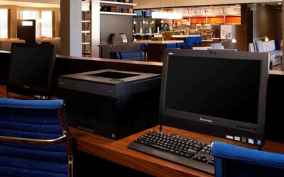 Business center at Sonesta Select Detroit Auburn Hills.