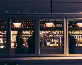 Hotel bar at The Tillary Hotel.