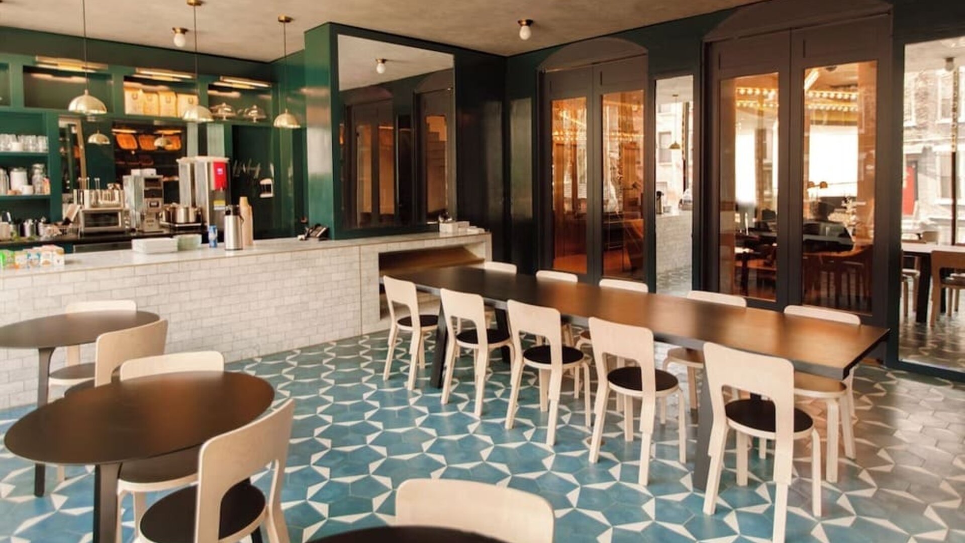 Cafe and restaurant at The Tillary Hotel.