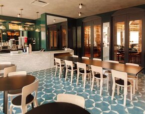 Cafe and restaurant at The Tillary Hotel.