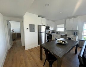 King room with lounge area at Shore View Hotel.