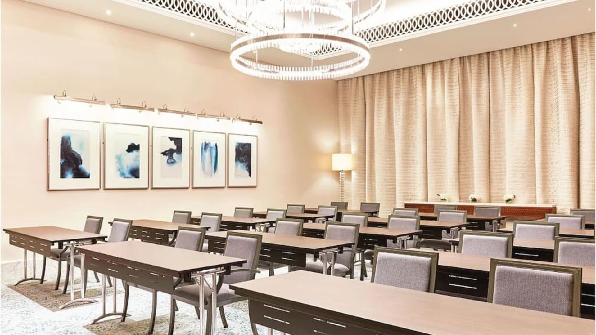 Conference room at Hilton Dubai Al Habtoor City.