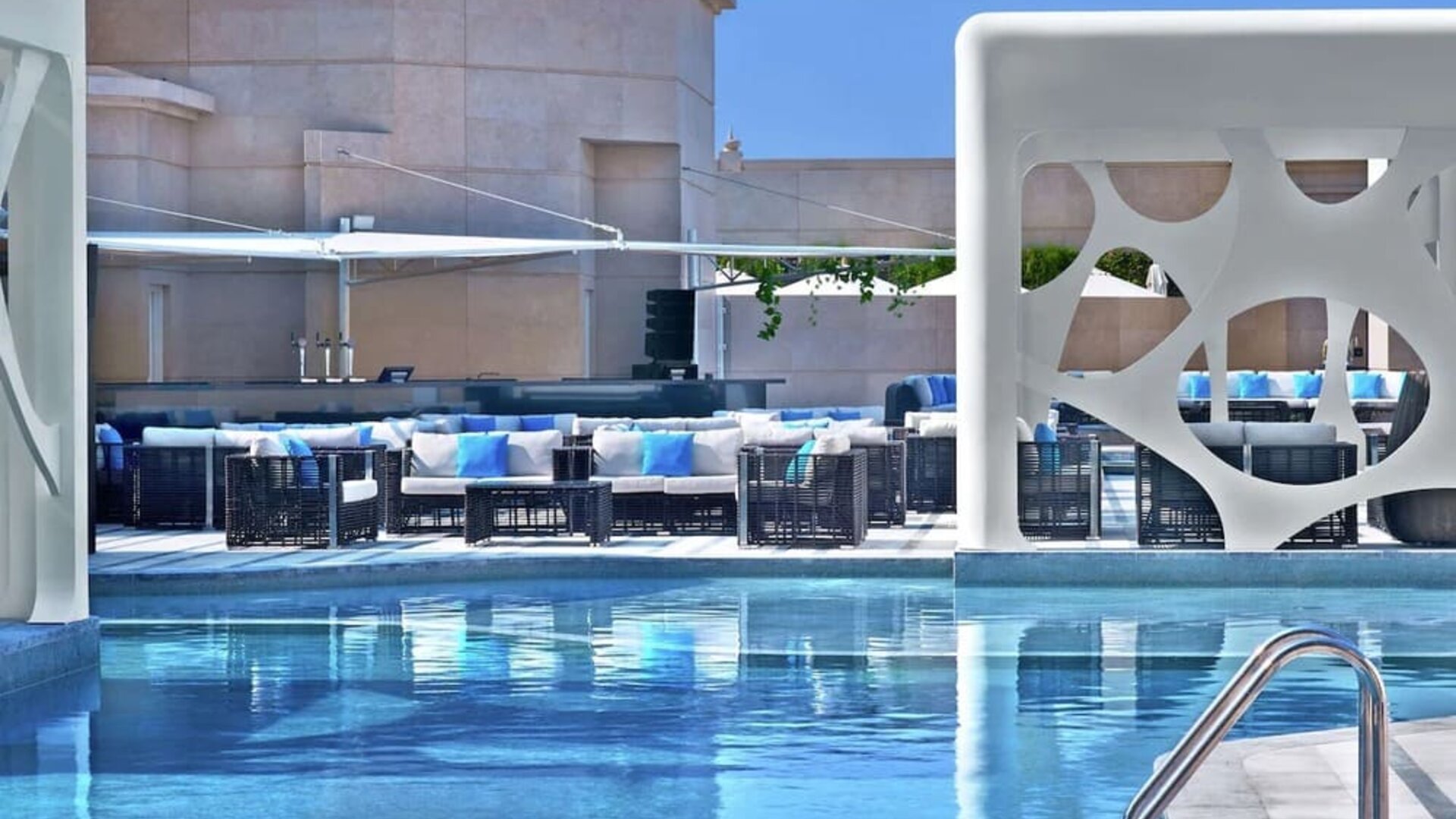 Lovely outdoor pool at V Hotel Dubai.