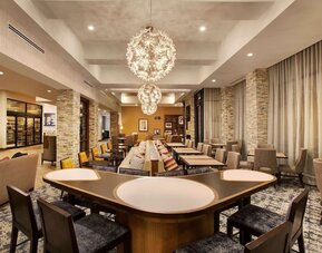 Professional meeting room at Homewood Suites By Hilton Louisville Downtown.