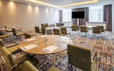 Meeting room at DoubleTree By Hilton Brussels City.