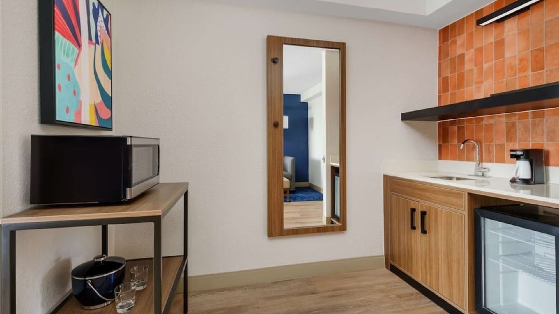 Kitchen area at Hyatt Place Orlando I-Drive.