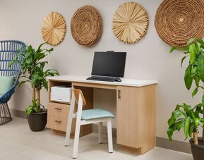 Business center at Hyatt Place Orlando I-Drive.