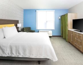 Romantic king room at Home2 Suites By Hilton West Sacramento.