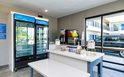 Snack bar at Palace Inn Blue Laura Koppe Rd.