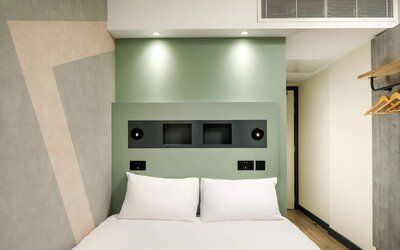 Day room at Ibis Budget Manchester Airport.