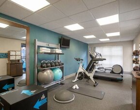 Fitness center at Hampton Inn & Suites Ft. Lauderdale Airport/South Cruise Port.