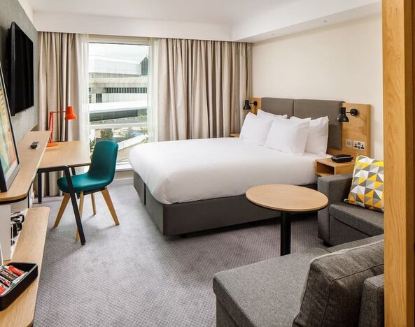 Day use room with natural light at Holiday Inn Manchester Airport. 