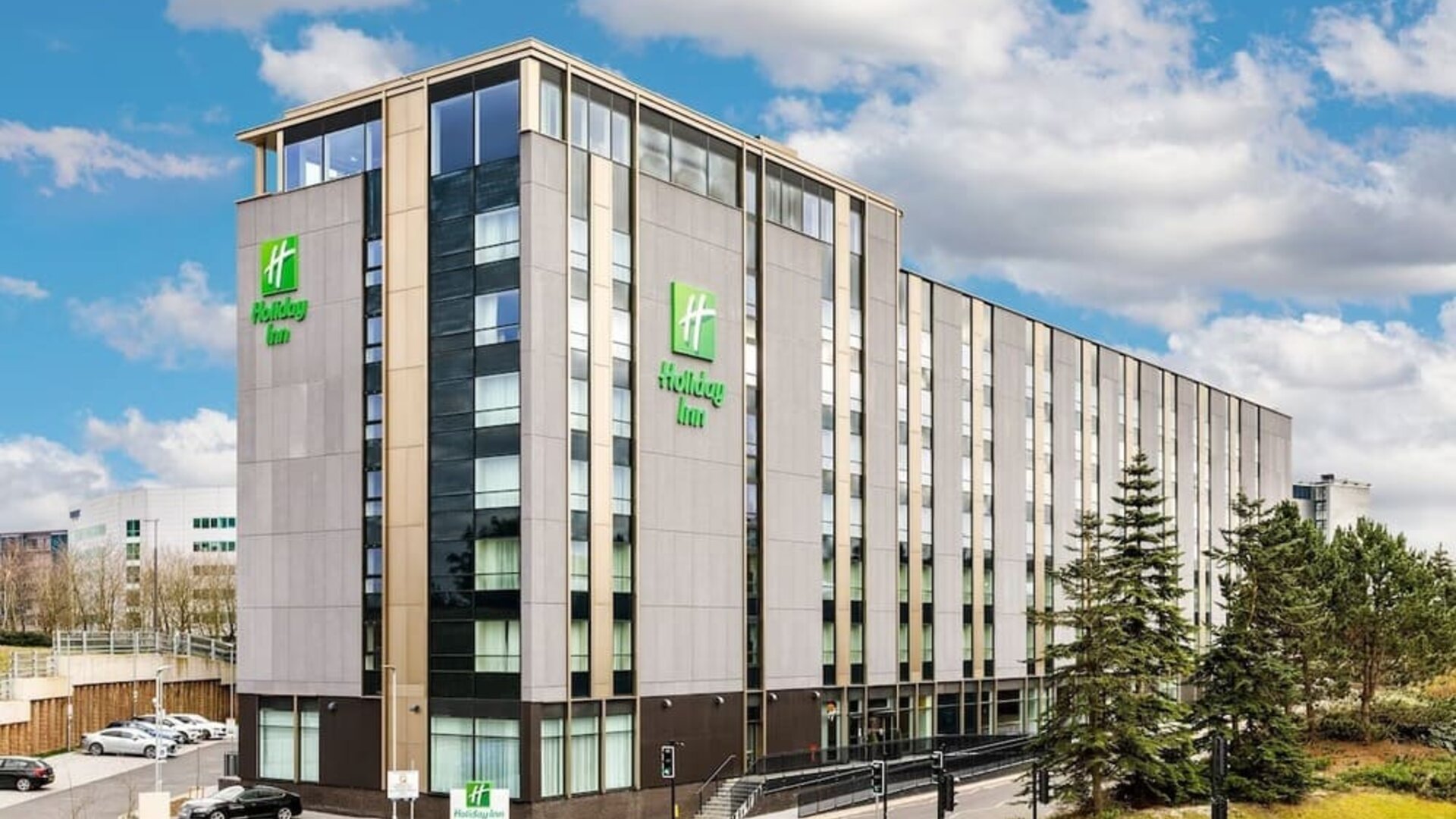 Parking space at Holiday Inn Manchester Airport. 