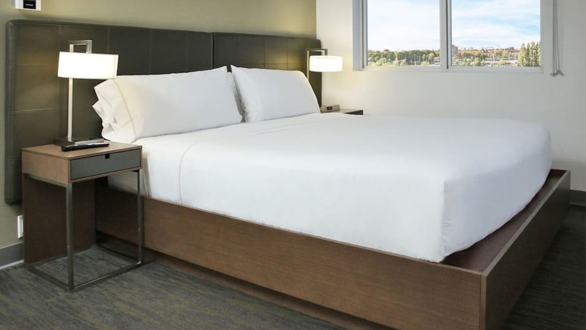 Romantic day room at Element Miami Doral.