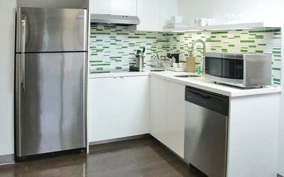 Day use room with kitchen at Element Miami Doral.