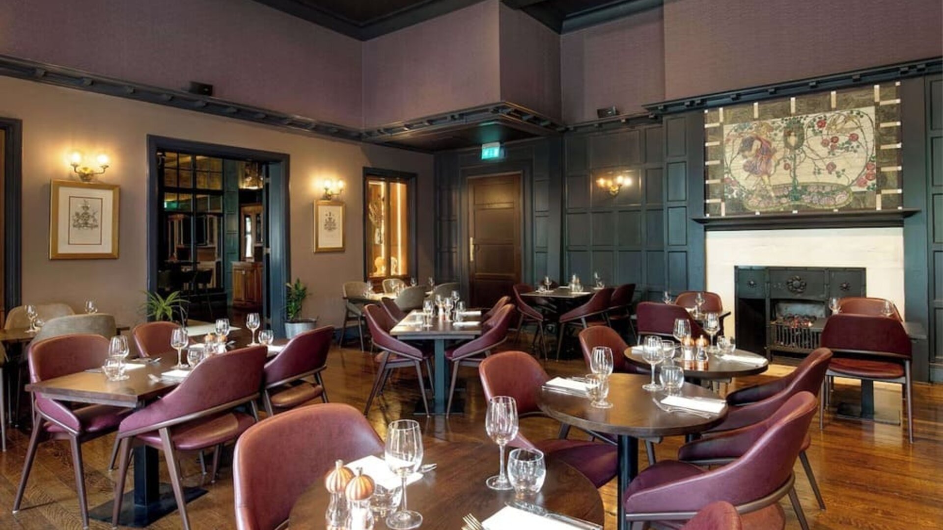 Dining room at Elmbank York, Tapestry Collection By Hilton.