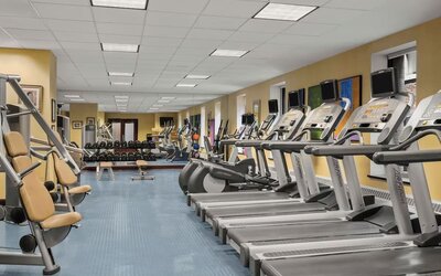 Fitness center available at Sofitel Philadelphia At Rittenhouse Square.