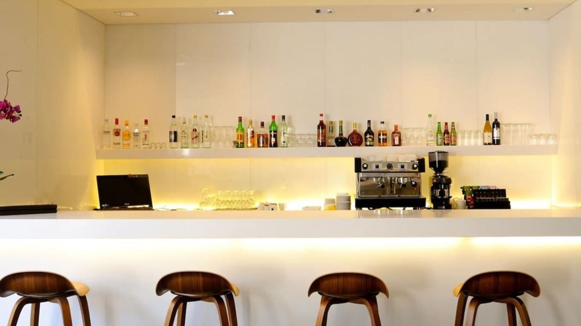 Hotel bar at Prima Vera Hotel.