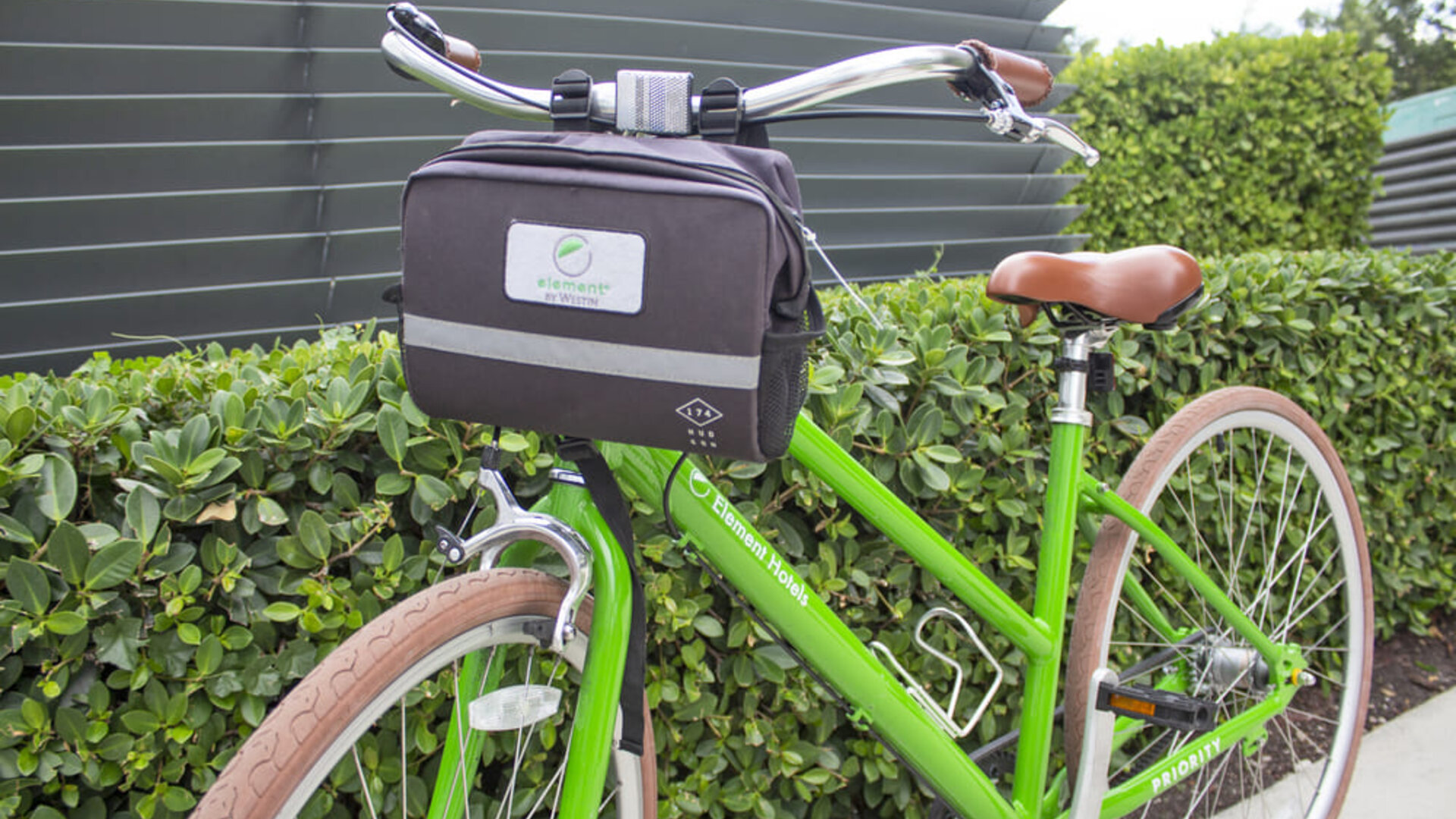 Bicycle rentals at Element Miami Doral.