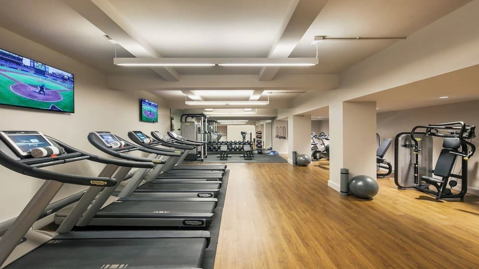 Fitness center available at InterContinental New York Barclay.